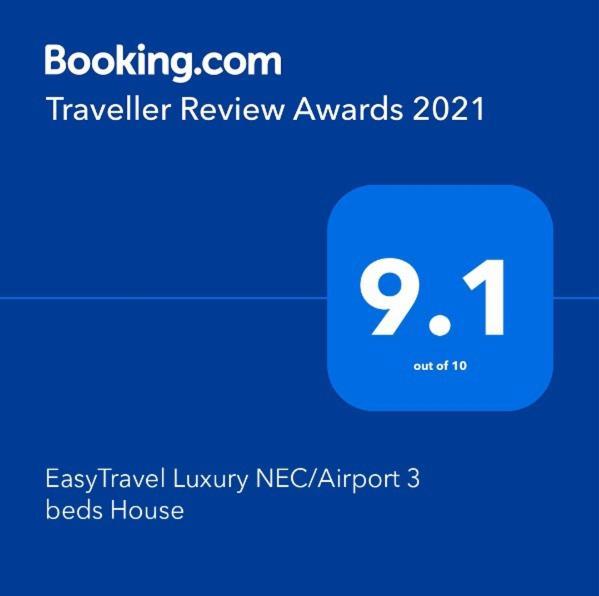Appartamento Easytravel Luxury Nec/Airport 3 Beds House Birmingham Esterno foto